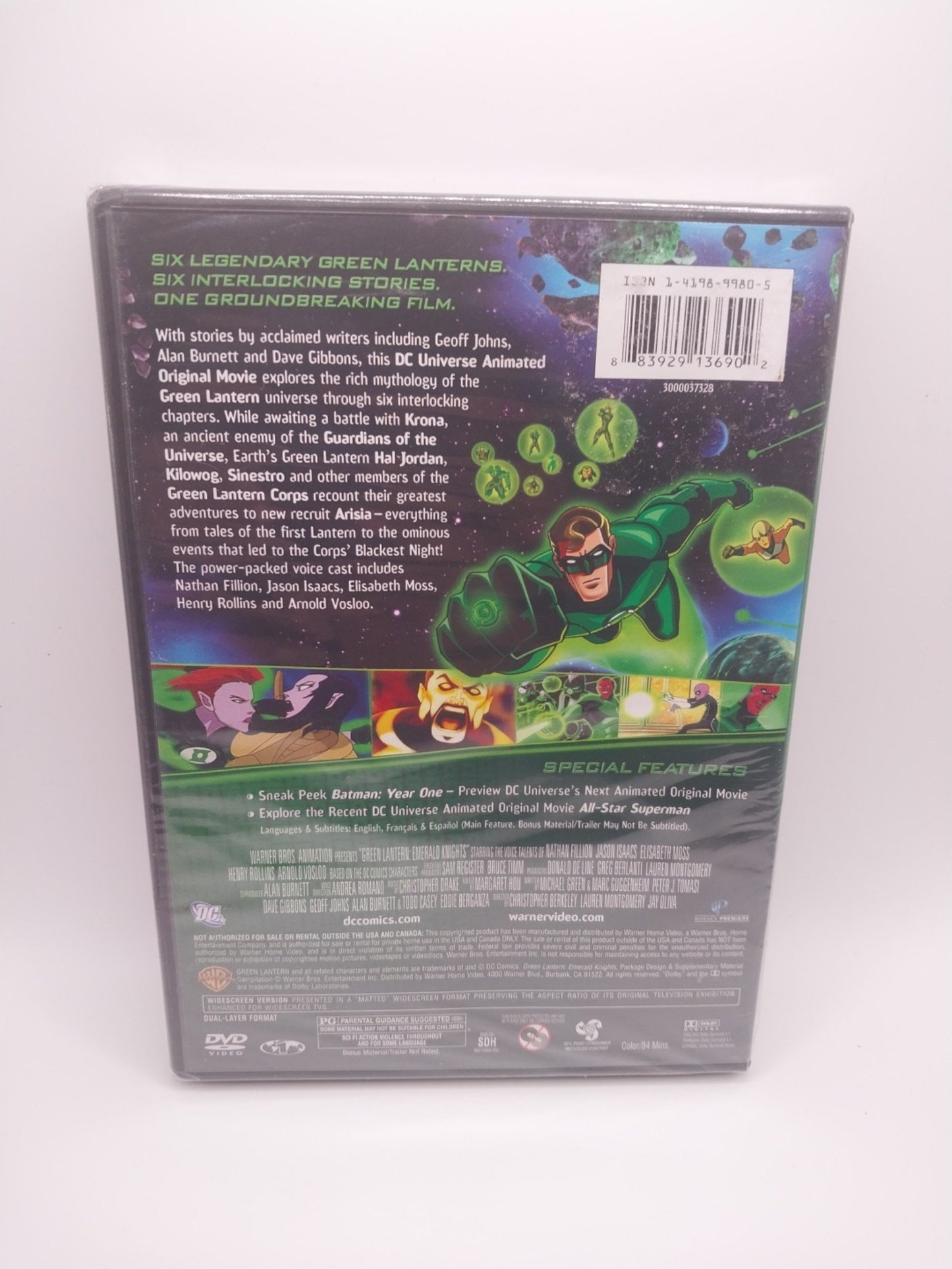 Green Lantern: DC Emerald Knights (DVD, 2011 New/Sealed)
