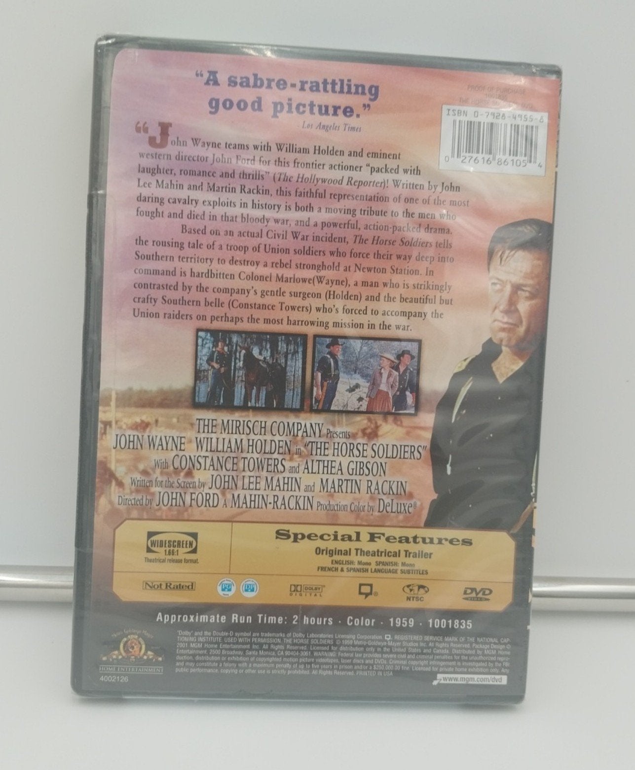 The Horse Soldiers DVD NEW SEALED