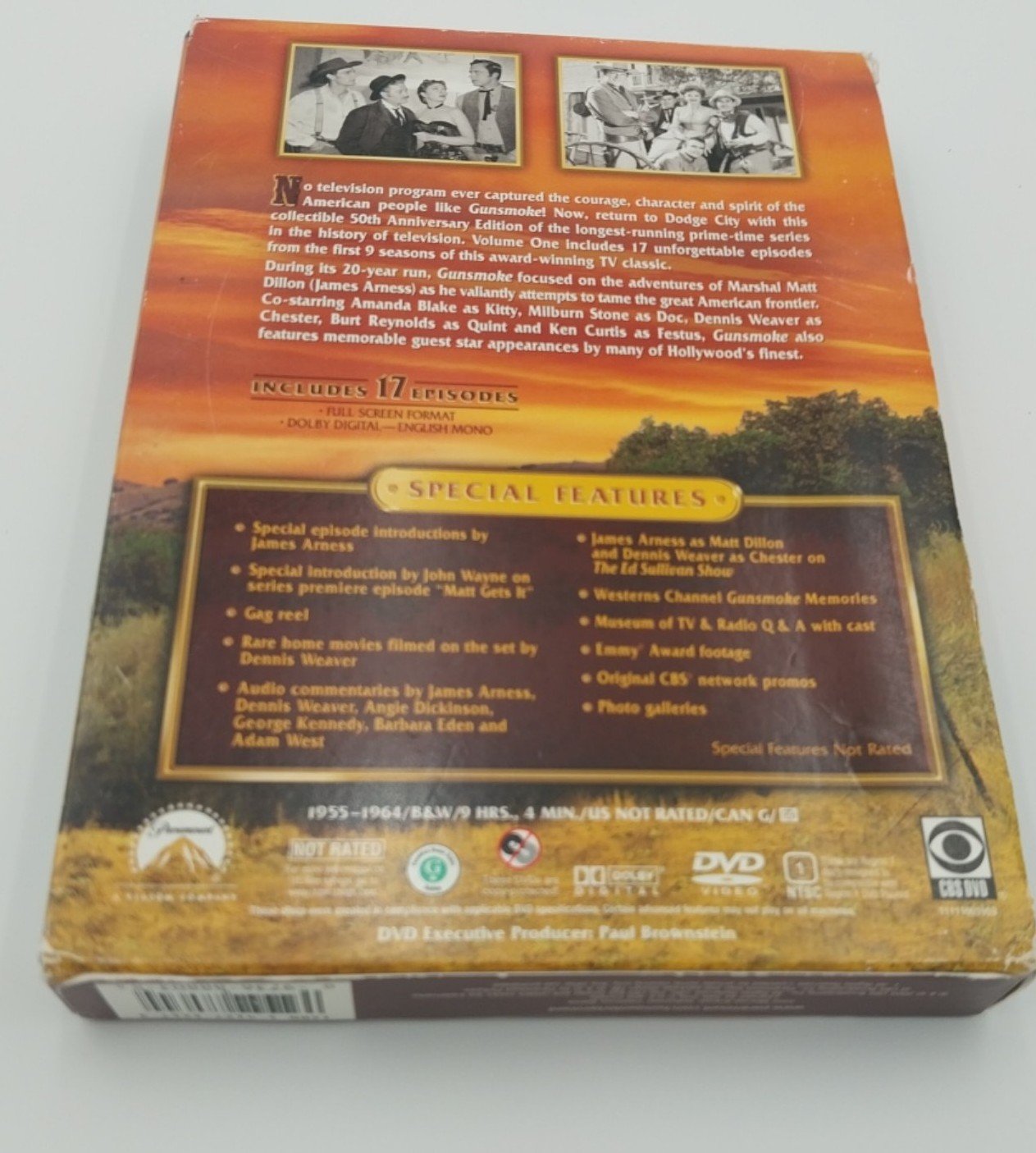 Gunsmoke DVD 50TH Anniversary Volume One Box Set