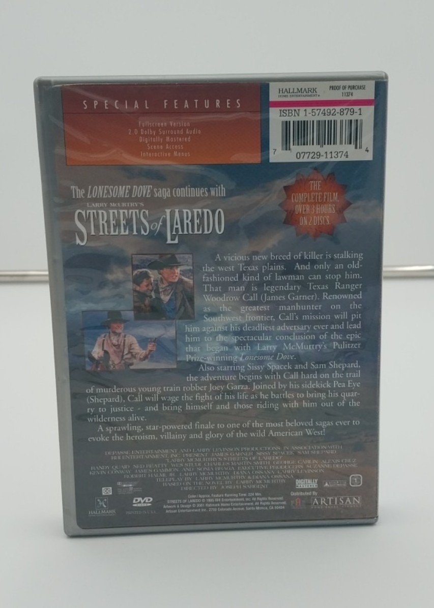 Streets of Laredo DVD