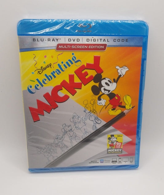 Disney Celebrating Mickey Blu-Ray + DVD NEW SEALED