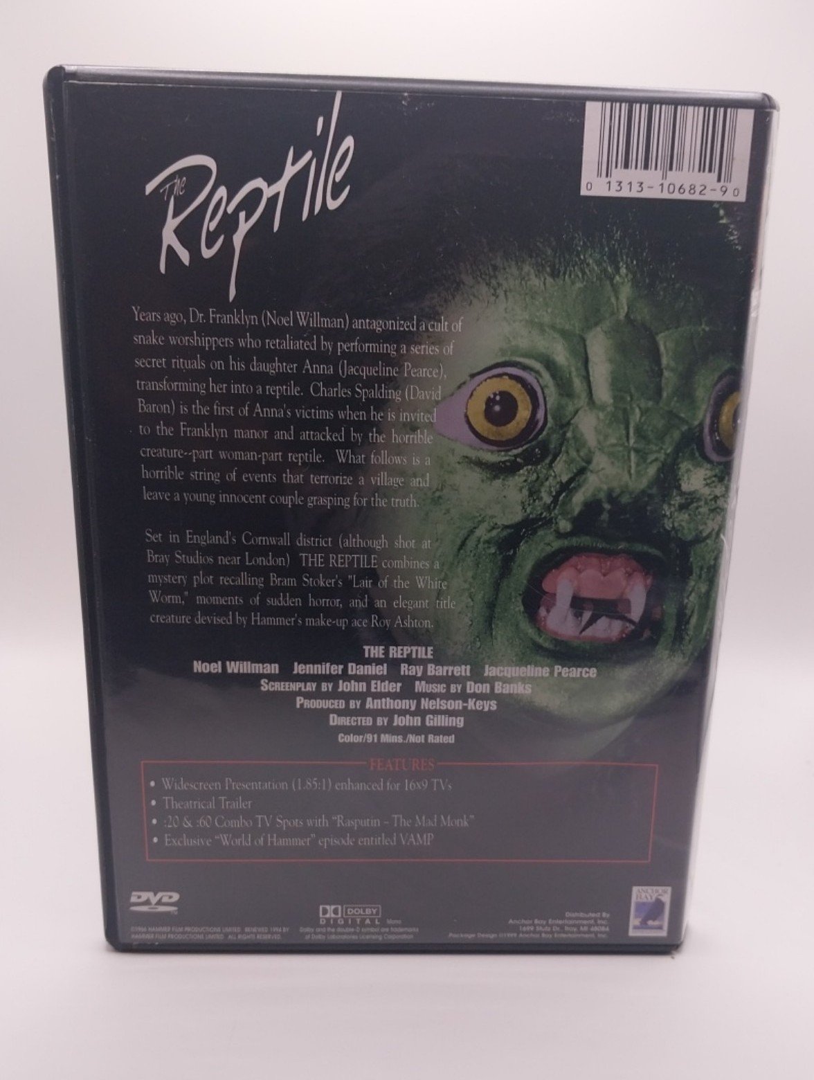 The Reptile 1966 DVD The Hammer Collection Anchor Bay Horror Movie