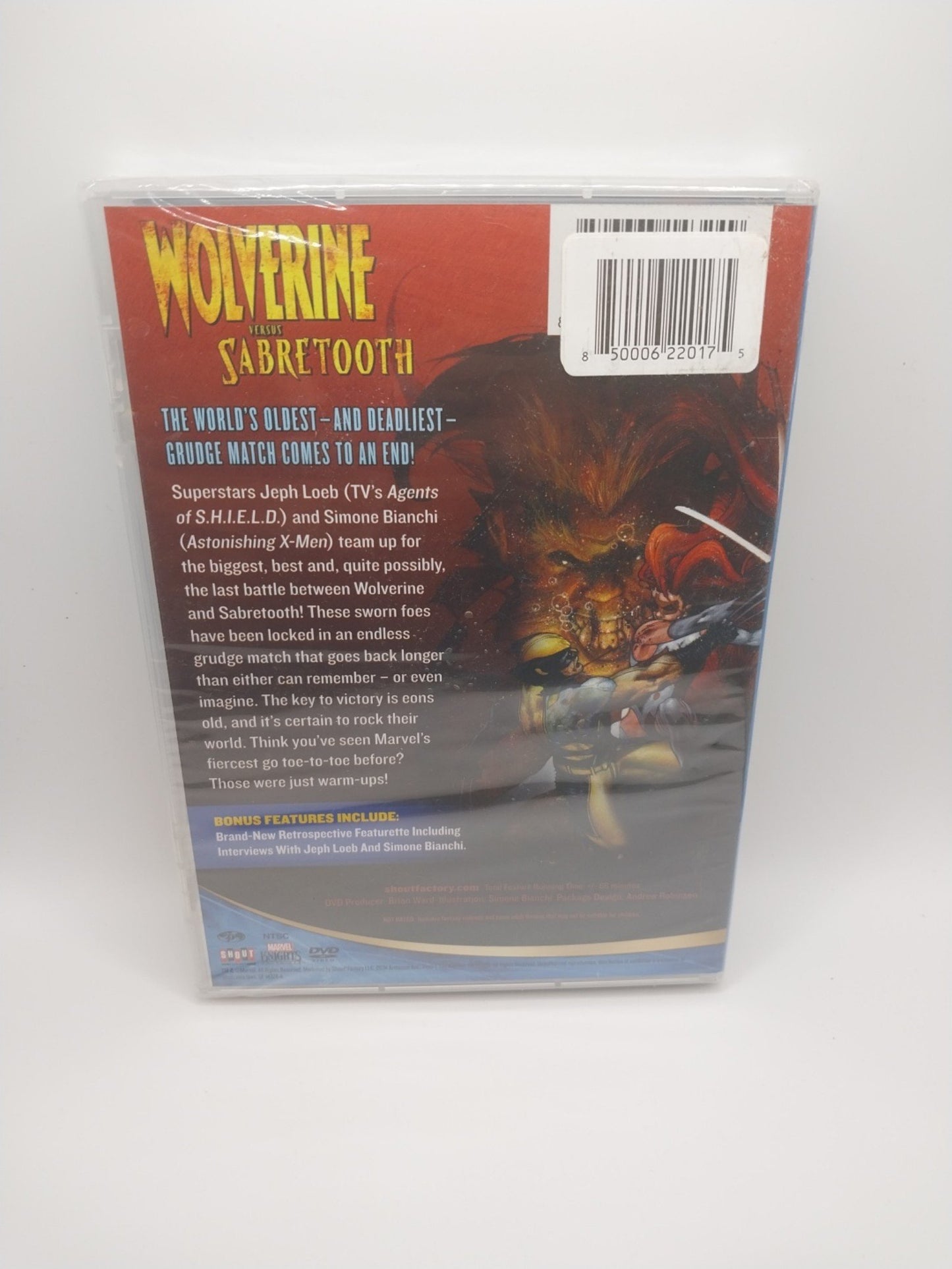 WOLVERINE VS SABRETOOTH Marvel DVD NEW SEALED