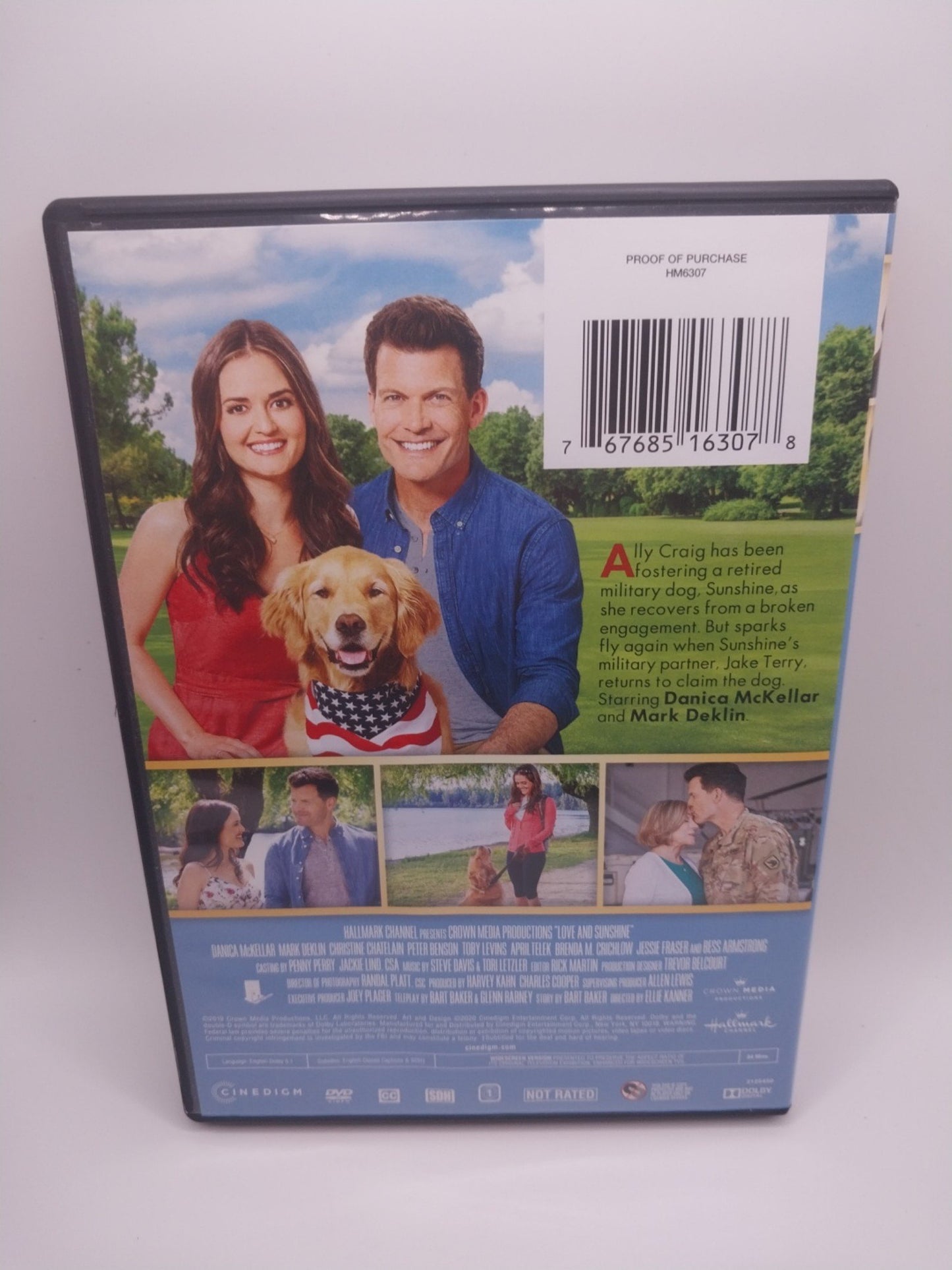 HALLMARK Channel Movie Love and Sunshine (DVD, 2019) Danica McKellar Mark Deklin